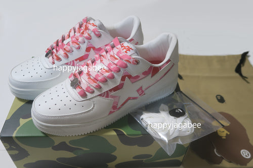 A BATHING APE BAPE STA ICON ABC CAMO Pink