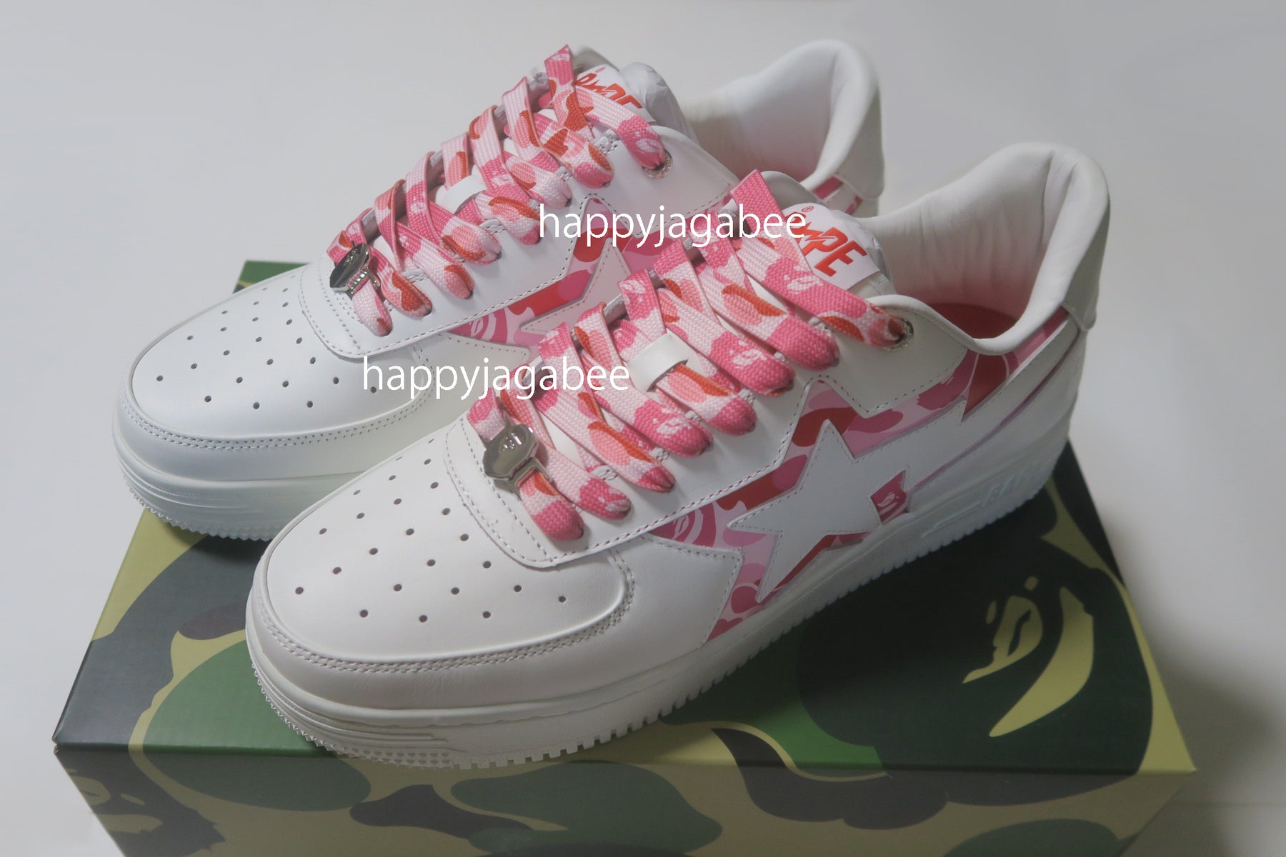 A BATHING APE BAPE STA ICON ABC CAMO Pink happyjagabee store
