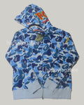 A BATHING APE ABC CAMO 2ND SHARK FULL ZIP HOODIE ( PONR )
