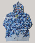 A BATHING APE ABC CAMO 2ND SHARK FULL ZIP HOODIE ( PONR )