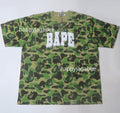 A BATHING APE ABC CAMO RELAXED FIT BAPE LOGO TEE