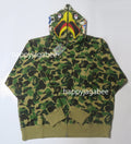 A BATHING APE BAPE x READYMADE ABC CAMO EAGLE RELAXED FIT FULL ZIP HOODIE