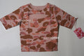 A BATHING APE Ladies' 1ST CAMO CUT OUT TEE