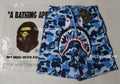 A BATHING APE ABC CAMO SHARK SWEAT SHORTS