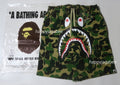 A BATHING APE ABC CAMO SHARK SWEAT SHORTS