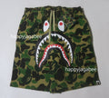 A BATHING APE ABC CAMO SHARK SWEAT SHORTS
