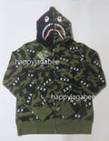 A BATHING APE BAPE x GOD SELECTION XXX SHARK FULL ZIP HOODIE