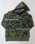 A BATHING APE BAPE x GOD SELECTION XXX SHARK FULL ZIP HOODIE