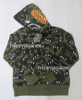 A BATHING APE BAPE x GOD SELECTION XXX SHARK FULL ZIP HOODIE