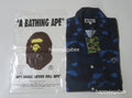 A BATHING APE COLOR CAMO APE HEAD ONE POINT SHIRT