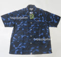 A BATHING APE COLOR CAMO APE HEAD ONE POINT SHIRT