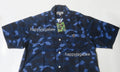 A BATHING APE COLOR CAMO APE HEAD ONE POINT SHIRT