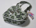 A BATHING APE - APEE LOGO HEART SHAPE BAG GRN