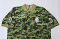 A BATHING APE ABC CAMO LARGE APE HEAD POLO ( RELAXED FIT )