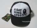 A BATHING APE APE CROSSBONE MESH CAP