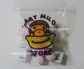 A BATHING APE BABY MILO STORE BABY MILO PLUSH DOLL KEYCHAIN