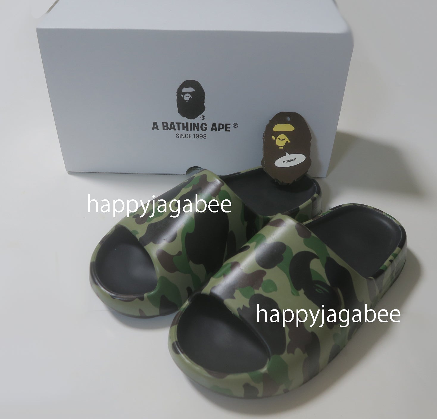 A BATHING APE 1ST CAMO SLIDE SANDALS – happyjagabee store