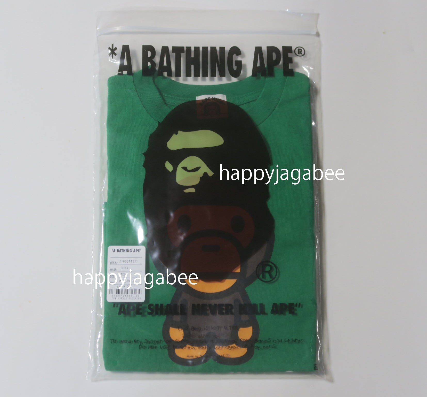 A BATHING APE BAPE KIDS BABY MILO L/S TEE – happyjagabee store