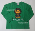 A BATHING APE BAPE KIDS BABY MILO L/S TEE