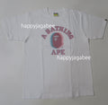 A BATHING APE GLITCH ART COLLEGE TEE