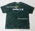 A BATHING APE FLORAL SOLID CAMO LOGO RELAXED FIT TEE