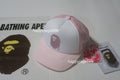 A BATHING APE Ladies' CRYSTAL STONE APE HEAD MESH CAP