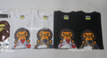 A BATHING APE Ladies' I LOVE BAPE MILO ON APE HEAD TEE