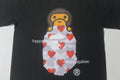 A BATHING APE Ladies' I LOVE BAPE MILO ON APE HEAD TEE