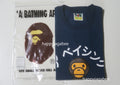 A BATHING APE Ladies' BABY MILO KATAKANA COLLEGE TEE