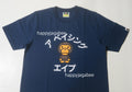 A BATHING APE Ladies' BABY MILO KATAKANA COLLEGE TEE