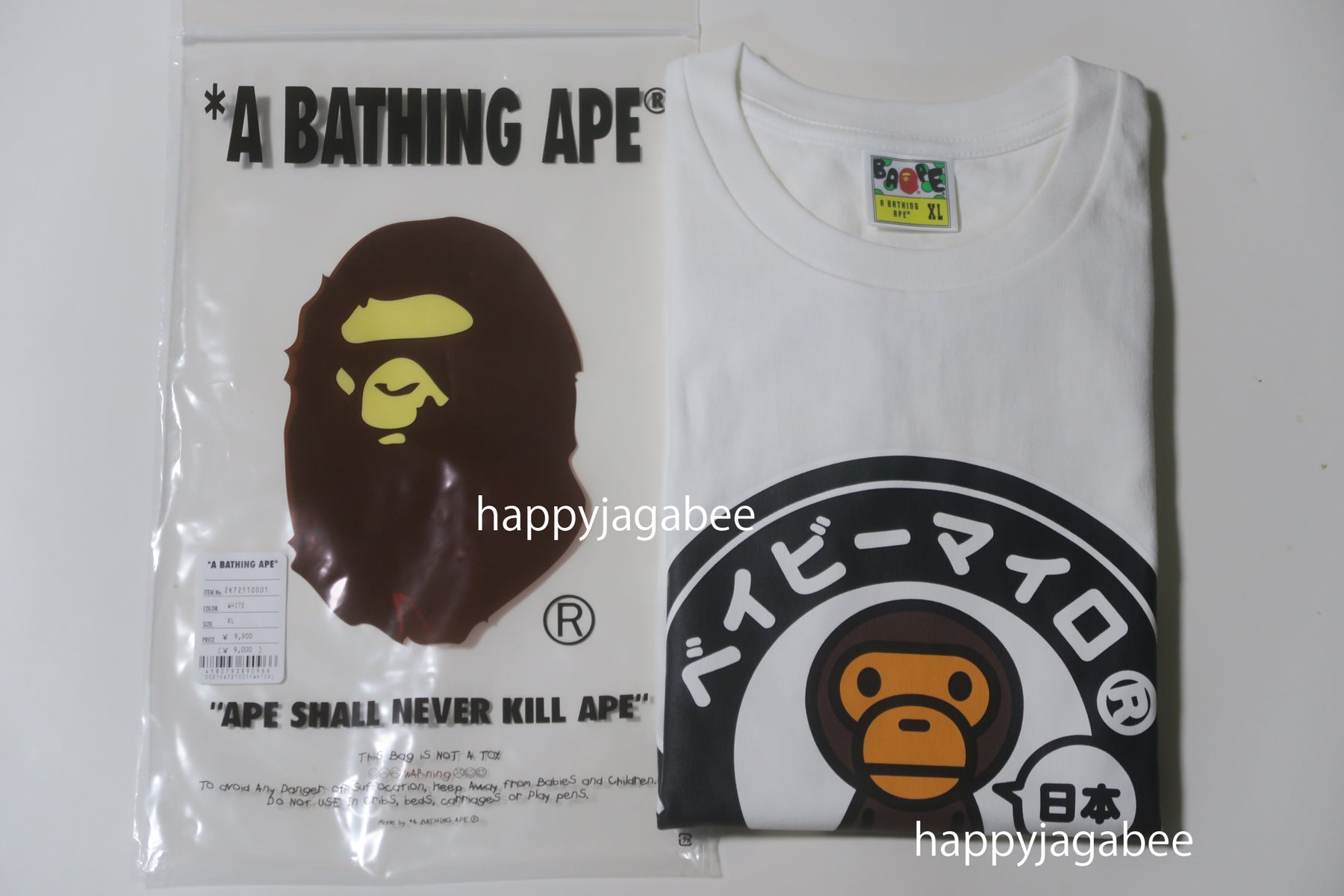 A BATHING APE JAPAN BABY MILO TEE #1 ( JAPAN LIMITED