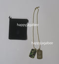 A BATHING APE ABC CAMO DOG TAG SET NECKLACE