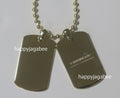 A BATHING APE ABC CAMO DOG TAG SET NECKLACE