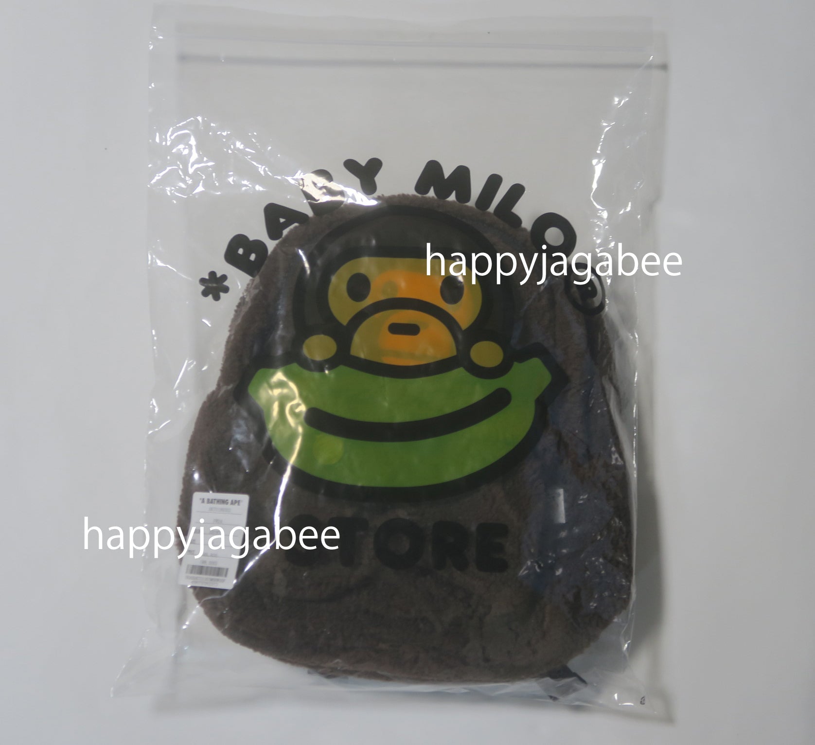 A BATHING APE - BABY MILO STORE ALL BABY MILO FUR BACKPACK