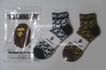 A BATHING APE STA HOUNDSTOOTH JACQUARD SHORT SOCKS