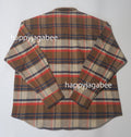 A BATHING APE BAPE CHECK FLANNEL SHIRT