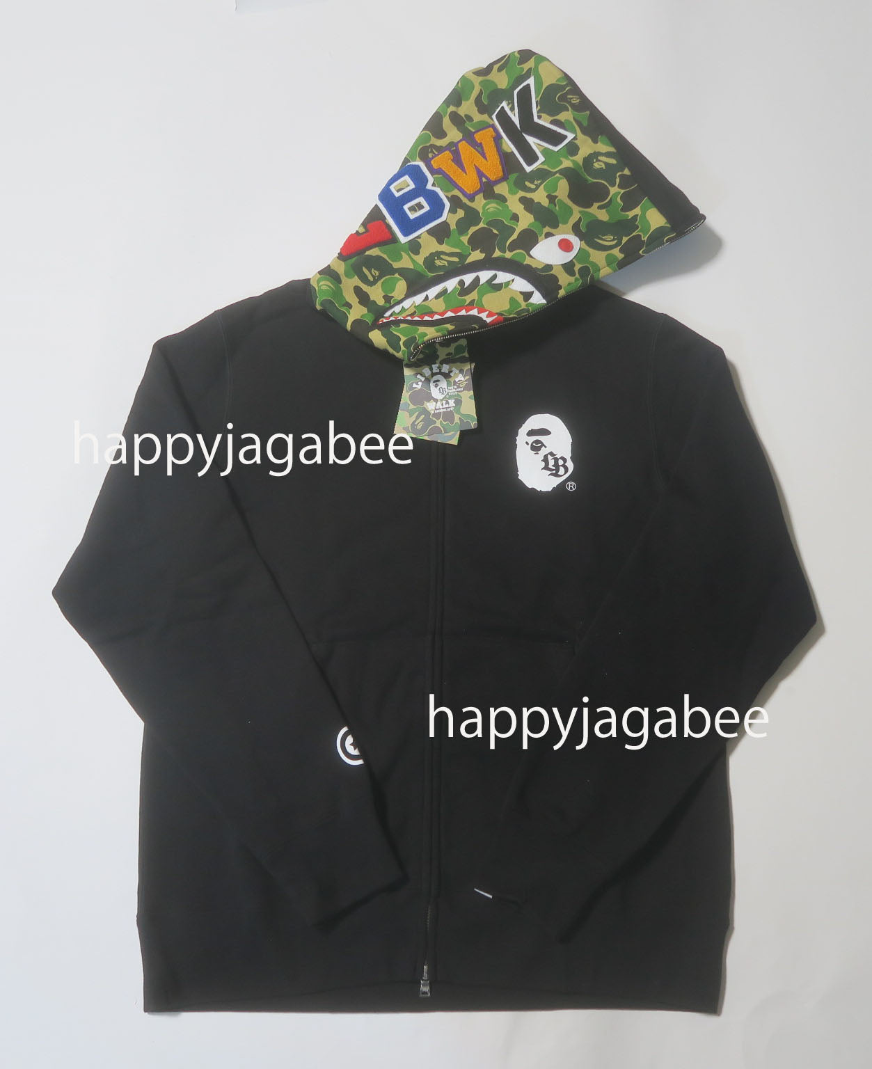 A BATHING APE BAPE x LIBERTY WALK LBWK S15 SHARK FULL ZIP