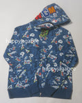 A BATHING APE JAPANESE TATTOO CAMO SHARK FULL ZIP HOODIE