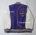 A BATHING APE GIANT APE HEAD VARSITY JACKET