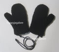 A BATHING APE Ladies' SHARK BOA MITTENS