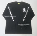 A BATHING APE APE CROSSBONE LS TEE