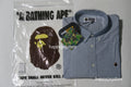 A BATHING APE ONE POINT OXFORD LS SHIRT