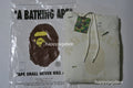 A BATHING APE DESTROYED COLLEGE RELAXED FIT LAYERED PULLOVER HOODIE