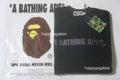 A BATHING APE BATHING APE LOGO RELAXED FIT CREWNECK SWEAT SHIRT