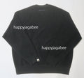 A BATHING APE BATHING APE LOGO RELAXED FIT CREWNECK SWEAT SHIRT