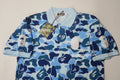 A BATHING APE ABC CAMO LARGE APE HEAD POLO ( RELAXED FIT )