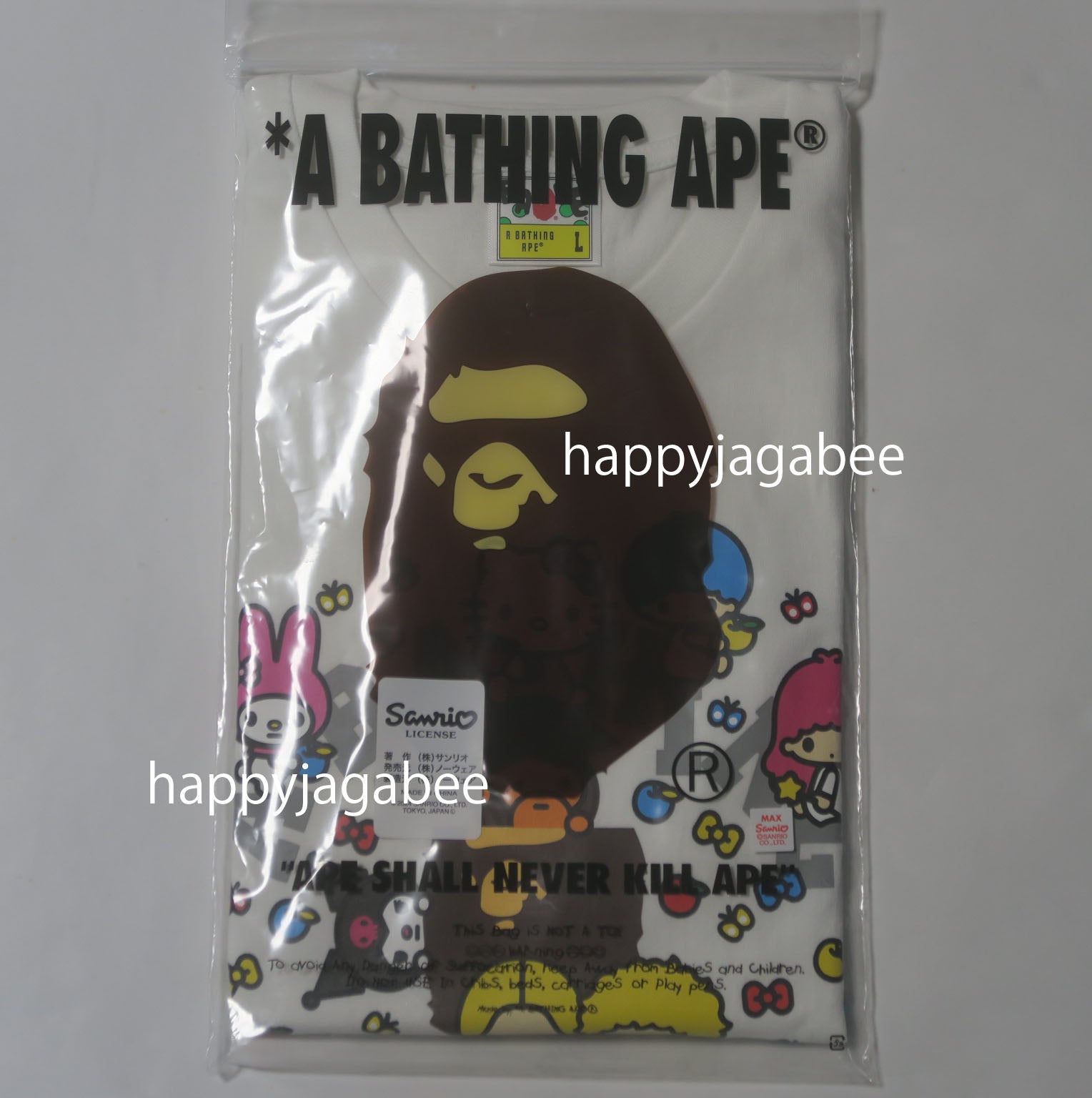 A BATHING APE BABY MILO x SANRIO CHARACTERS TEE #2 A BATHING APE BABY MILO x SANRIO CHARACTERS TEE #2