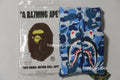 A BATHING APE BAPE KIDS ABC CAMO SHARK ZIP HOODIE