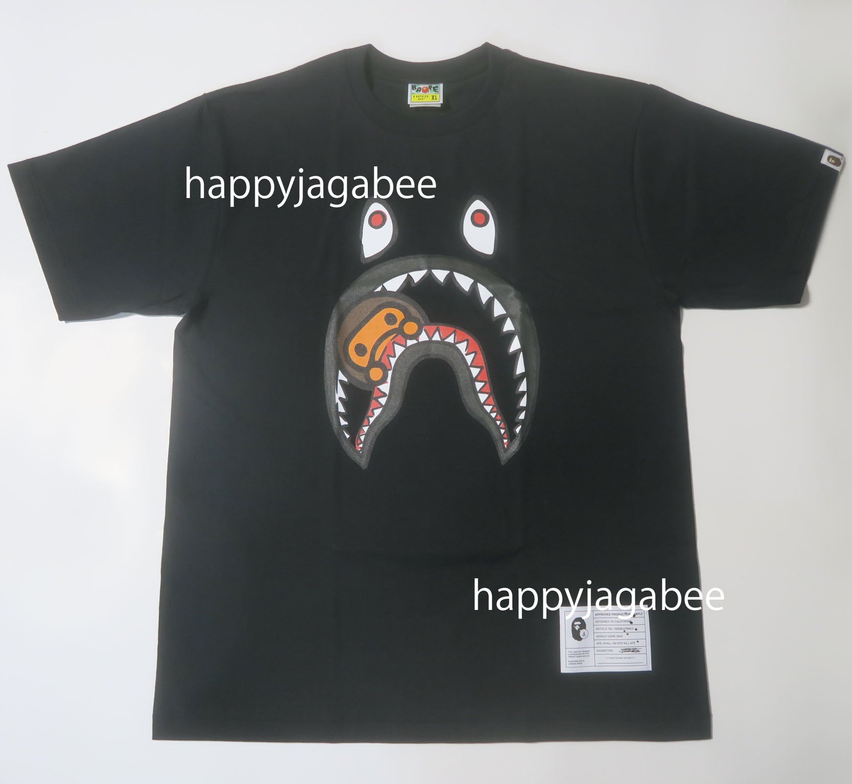 A BATHING APE BAPE x JOSHUA VIDES MILO SHARK TEE A BATHING APE BAPE x JOSHUA VIDES MILO SHARK TEE