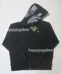 A BATHING APE ONE POINT APE HEAD SHARK RELAXED FIT FULL ZIP HOODIE